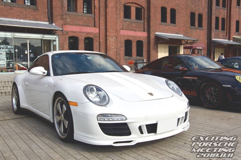2018 年 EXCITING PORSCHE（横浜 赤レンガ倉庫）の展示車両と会場の様子 2