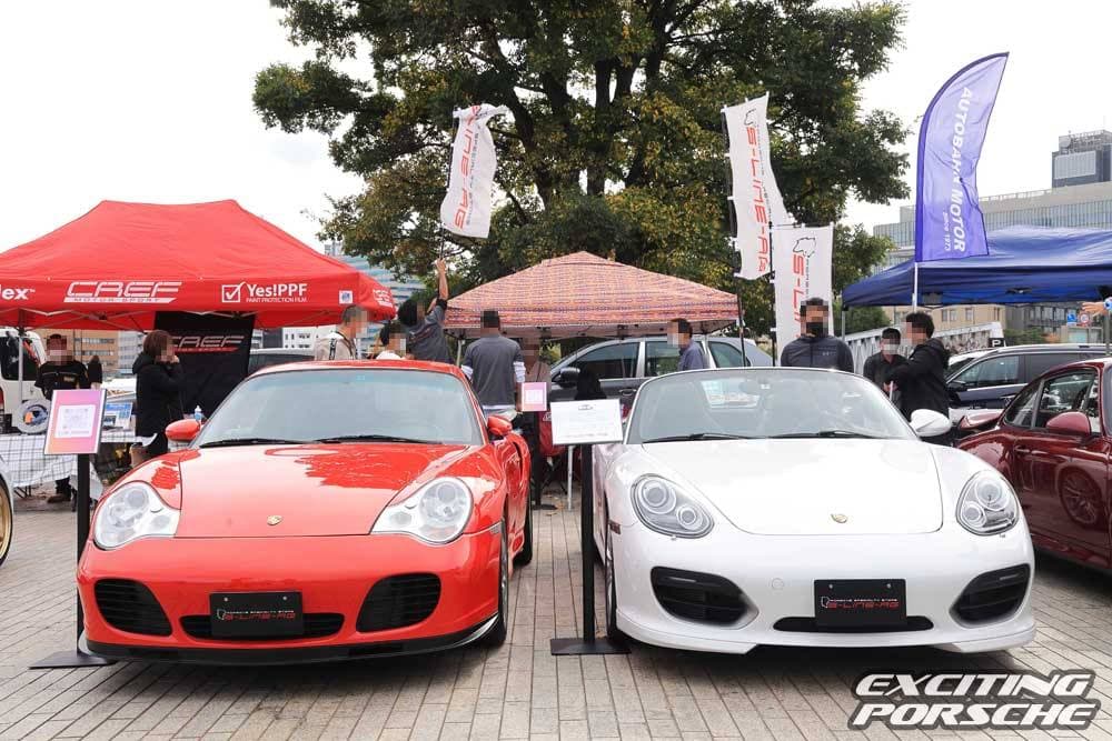 2022 年 EXCITING PORSCHE（横浜 赤レンガ倉庫）の展示車両と会場の様子 13